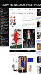 Mobile Screenshot of howtodressforaparty.com